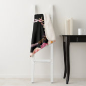 Baby Milestone Gepersonaliseerde Naam Douche Meisj Sherpa Deken (In situ)