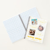 Baby Milestone Guest book, eerste verjaardag, kies Notitieboek (Binnen)