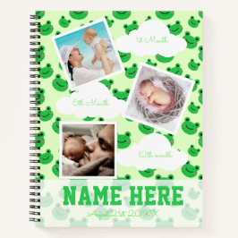 Baby Milestone Guest Book, voor eerste verjaardag, Notitieboek