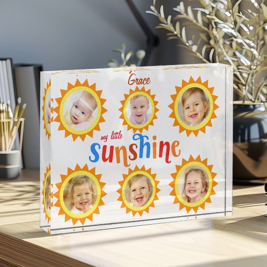 Baby Milestones Little Sunshine Fotoblokken