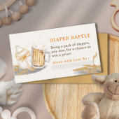 Baby Milk Bottle Beer Luier Raffle Enclosure Kaart