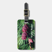 Baby Miniatuur Pine Cones Natuur Gepersonaliseerd Bagagelabel (Voorkant verticaal)