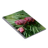 Baby Miniatuur Pine Cones Natuur Notitieboek (Rechterzijde)