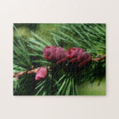 Baby Miniatuur Pine Cones Orton Effect Legpuzzel (Horizontaal)