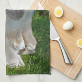 Baby Minilop Rabbit Kitchen Towel Theedoek (Quarter Fold)
