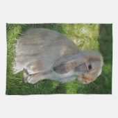 Baby Minilop Rabbit Kitchen Towel Theedoek (Horizontaal)