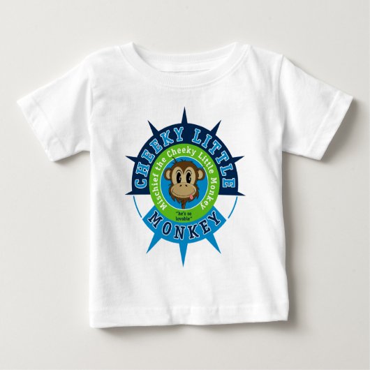 Baby Mischief van de aap T-Shirt (Voorkant)