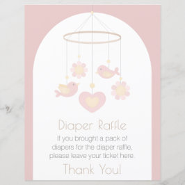 Baby Mobiel Luiers Raffle Bord