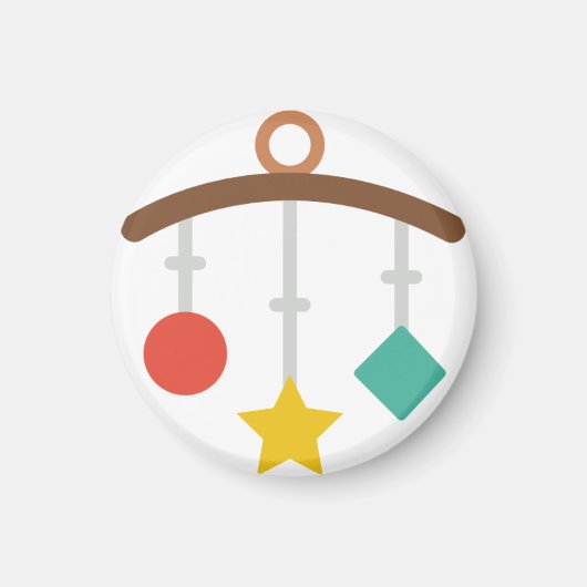 baby mobiel magneet (Voorkant)