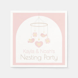 Baby Mobiel Nesting Feestje Servet