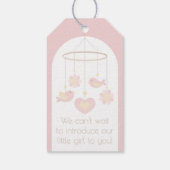 Baby Mobiel Nesting Party Favor Tag Cadeaulabel (Achterkant)