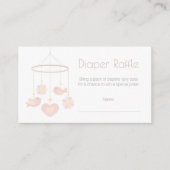 Baby Mobile Diaper Raffle Informatiekaartje (Voorkant)