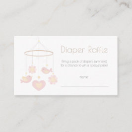 Baby Mobile Diaper Raffle Informatiekaartje