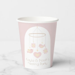 Baby Mobile Nesting Feestje Papieren Bekers