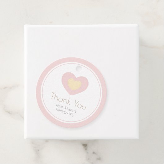 Baby Mobile Nesting Party Bedankjes Labels (In situ)