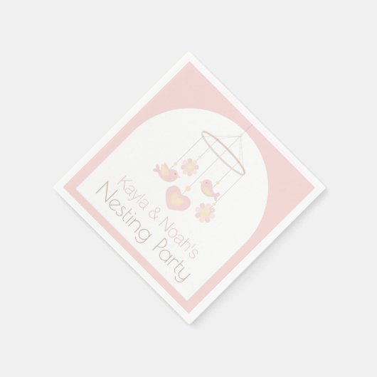 Baby Mobile Nesting Party Servet (Hoek)