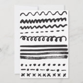 Baby, modern zwart en wit (Achterkant)