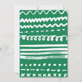 Baby! modern zwart, wit en groen (Achterkant)