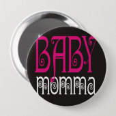 Baby Momma Knop Ronde Button 4,0 Cm (Voorkant /achterkant)
