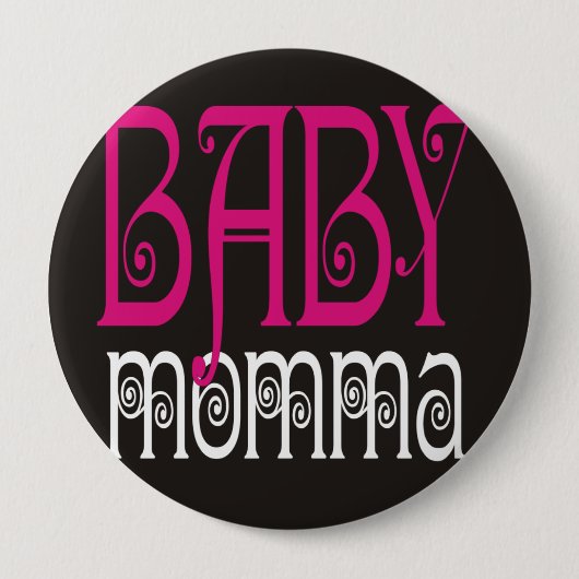 Baby Momma Knop Ronde Button 4,0 Cm (Voorkant)