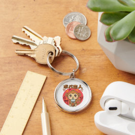 Baby Monkey Boba Tea Schattige Kawaii Iced Tea Lov Sleutelhanger