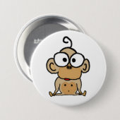 Baby Monkey Button (Voorkant /achterkant)