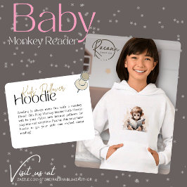 Baby Monkey Lezer Meisjes Pullover Hoodie