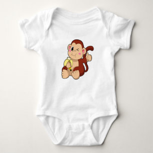 Baby Monkey with Banana Romper