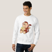 Baby Monkey with Banana Trui (Voorkant volledig)