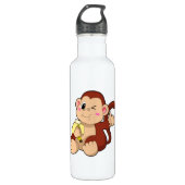 Baby Monkey with Banana Waterfles (Voorkant)