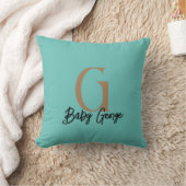baby monogram unisex cadeaunaam personaliseren min kussen (Deken)