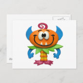 Baby Monster Briefkaart (Voorkant / Achterkant)