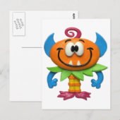 Baby Monster Briefkaart (Voorkant / Achterkant)