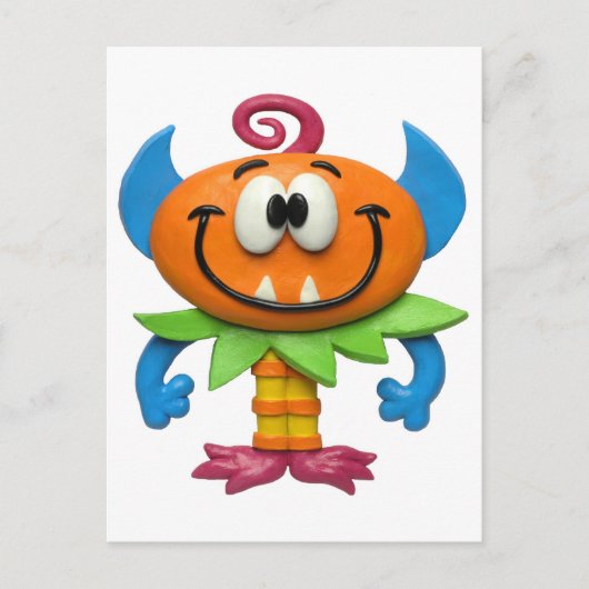 Baby Monster Briefkaart (Voorkant)