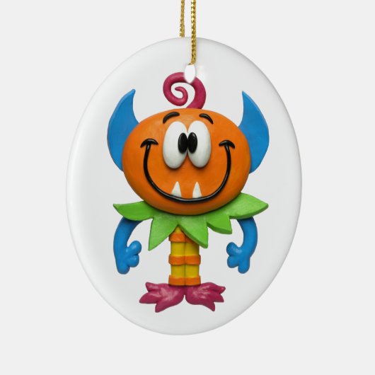 Baby Monster Keramisch Ornament (Rechts)