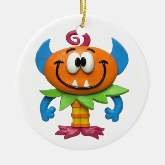 Baby Monster Keramisch Ornament (Voorkant)