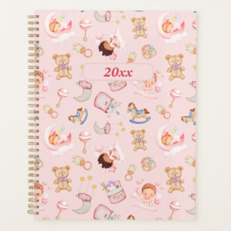 Baby Moon Star Beer Speelgoed Roze Thema Gepersona Planner