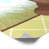 Baby Moose Baby shower Banner Poster (Hoek)