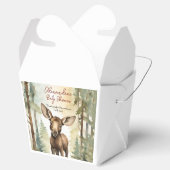 Baby Moose Baby shower Genderneutraal Bedankdoosjes (Geopend)