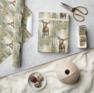 Baby Moose Cadeaupapier