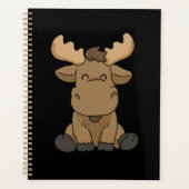 Baby Moose Gift Women Moose Gift Mannen Moose Planner (Voorkant)