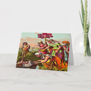 Baby Moses op het Wenskaart 2 Kaart