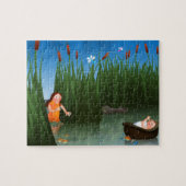 Baby Moses Passover Cartoon Legpuzzel (Horizontaal)