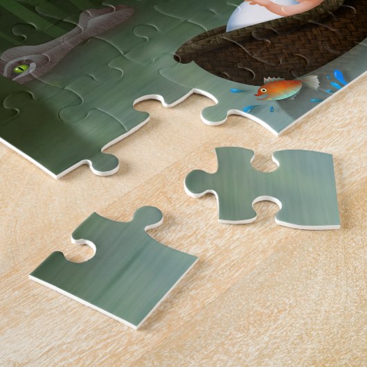 Baby Moses Passover Cartoon Legpuzzel (Zijkant)