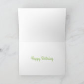 Baby mosis birthday card kaart (Binnen)