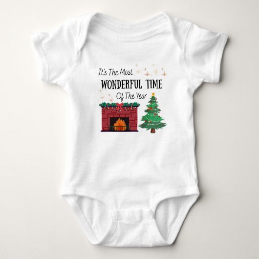 Baby Most Wonderful Time of The Year One Piece  Romper (Voorkant)