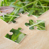 Baby Mountain Gorilla Kisses Silverback Gorilla Legpuzzel (Zijkant)