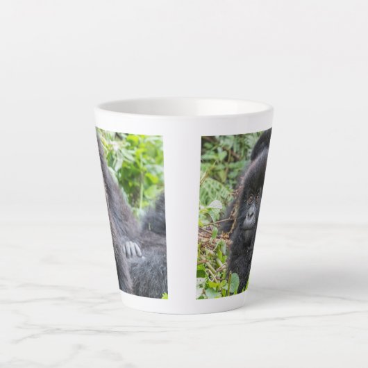 Baby Mountain Gorilla Latte Mok (Voorkant)