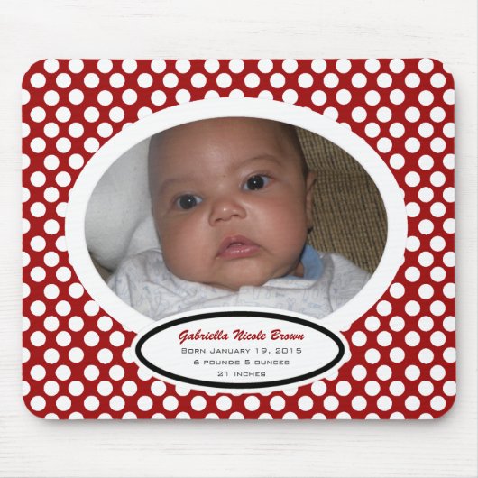 Baby Mousepad Muismat (Voorkant)