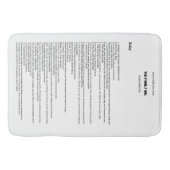 Baby MSDS Bath Mat (Voorkant)